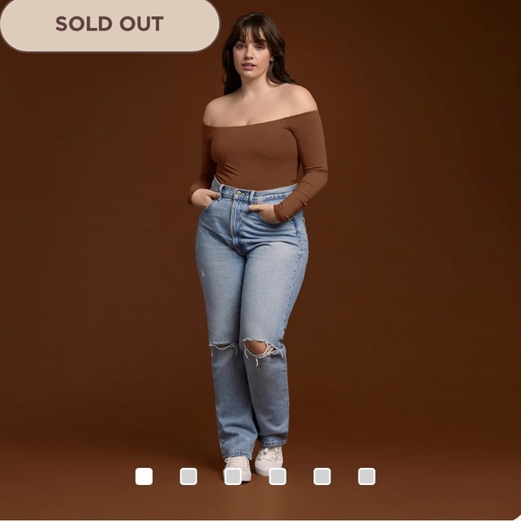 Nuuds off the shoulder bodysuit - Picture 2 of 4